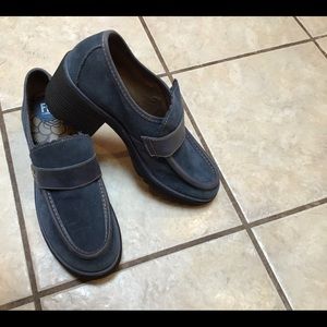 FLY London blue suede shoes